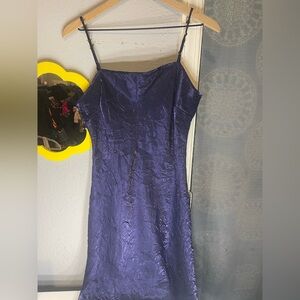 Elegant Purple Slip Dress